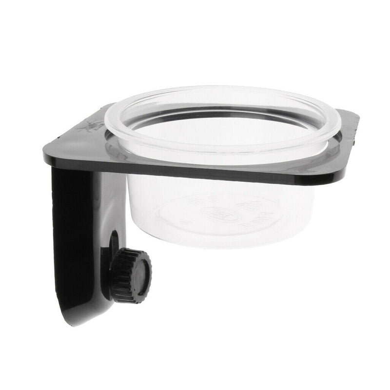 2Pcs Reptile Feeding Bowl Screw Food & Water Dish For Gecko, Lizard, Etc
