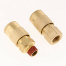 12x Female Male Brass Quick Release Disconnect Coupler Plug 1/4" NPT Tools