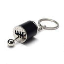 Metal Alloy 6-Speed Gearshift Gear Shift Gearbox Key Ring Keyring Keychai ICS