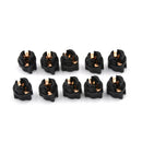 10X T5 Socket Twist Lock Instrument Panel Cluster Plug Dash Light Bulb N Gw