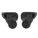 1 Pair Black Plastic Suitcase Wheels Replacement Repair Casters Heavy Duty