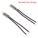 2 PCS Thermal Switch 70C Normally Closed 250V 5A Temperature Control Switc Bj