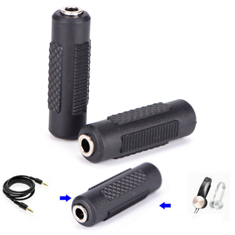 stereo 3.5mm aux female to female audio converter coupler adapters connector OE