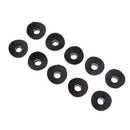 10Pcs Air Valve Stem Mud Guards Tire Tube Silicone for Kawasaki - Black