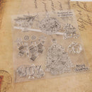 Silicone Clear Stamp Transparent Rubber Stamps DIY Scrapbook Christmas gift  Z