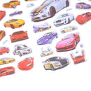 5 Sheets Mini Car Scrapbooking Stickers Bubble Puffy Stickers Reward Kids ToysJR