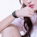 Skmei Fashion Sports Couple Watch Digital Luminous Waterproof Date Pu Strap