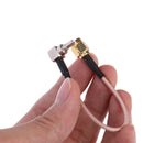 Modem adapter CRC9 Male Right Angle to RP SMA male plug pigtail Cable RG316 1 BX