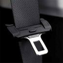 1x Car Safty Accessories Seat Belt Buckle Clip Silicone Anti-Scratch Cover RED