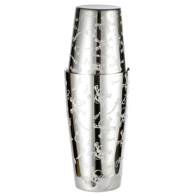 MagiDeal Stainless Steel Cocktail Shaker Bartender Tool 19oz & 25oz Mixing Can