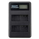 USB LCD Battery Charger EN-EL14 For Nikon D5500 D5100 D5200 D300 D3200 D310
