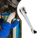 Mini 1/4" 72T Dual Head Square Ratchet Wrench Rods Socket F Bits Hex Screwd C7E1
