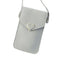 Leather Shoulder Messenger Bag Women Touch Screen Phone Pouch (Light Grey)