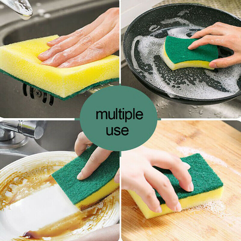 Soap Pump Dispenser with Sponge Holder Container Manual Press Soap OrganizeSEAU