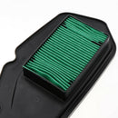 2x Motorcycle Modified Air Filter Air Cleaner Engine Part Modification Green