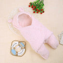 Newborn Baby Blanket Infant Toddlers Swaddle Fleece Baby Sleeping Wrap Bag A