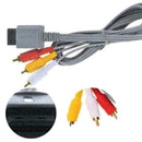 Audio Video AV Composite 3RCA Cable Cord Lead For Wii I6K3 Console.UK A4T5 N6M5