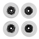 4Pack Skateboard Wheels 70MM Glow Flash Cruiser Longboard Light Wheels 78A Black