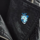 Creative Heart Brooch Badges Jacket Backpack Jewelry Kids Gift (Style 1) A