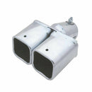 Stainless Steel Car Double Tube Mufflers Exhaust Pipe Decoration Outlet Tai