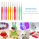 10pcs Sewing Hooks Needles Aluminium Crochet Knit Weave Craft Yarn Supplies