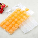 10Pcs Disposable Transparent 28 Grids Ice Cube Bags Fridge Freezer Homemade  Ew