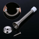 5 Pack 85 mm Spring Door Stop Metal Door Stoppers with Screws and Base Plat