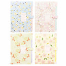 Floral Printed Accordion Document File Folder Expanding Letter/A4 Organizer Q9X9