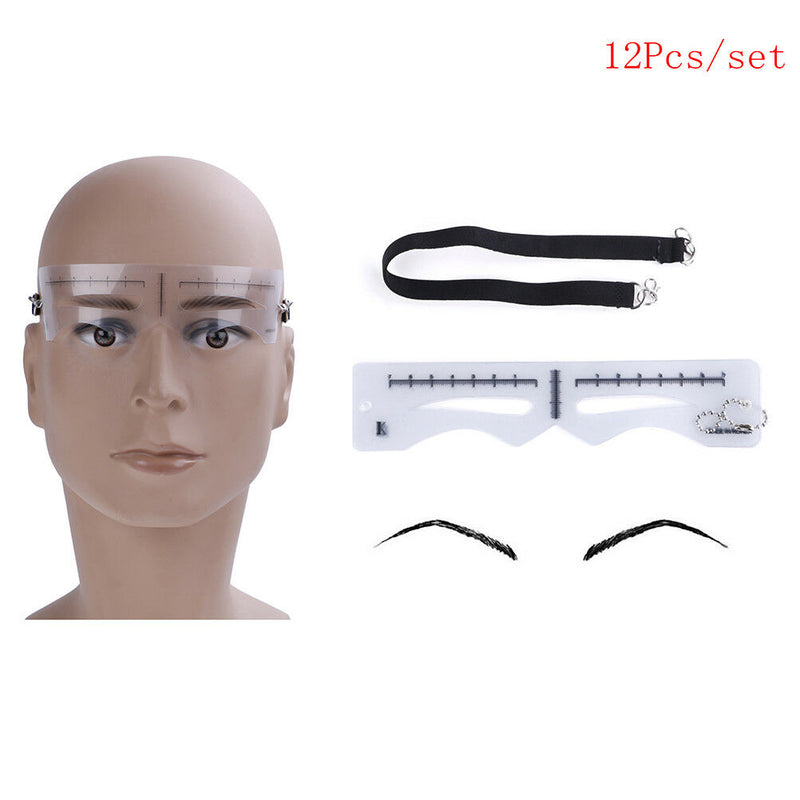 Eyebrow ruler stickers stencil shaper microblading permanent makeup supplieSEAU