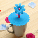 Lovely Flower Shape Silicone Cup Lid Dustproof Heat Preservation Bowl Cover Z7L6