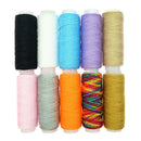 10pcs/Set Rainbow Polyester Sewing Threads Spools 54 Yards/Roll All Purpose