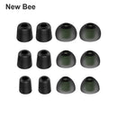 New Bee Noise Isolating Memory Foam Ear Tips Silicone Earmuffs (Black)