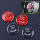 Carbon Fiber Start Stop Ignition Switch Button Cover Trim fit for BMW F E Series