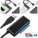 USB 3.0 to SATA Adapter Cable 2.5/3.5 inch HDD SSD Hard Drive Disk Converter