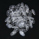 25 Pair Screw in Soft Silicone Non-slip Glasses Nose Pads Oval F2B1