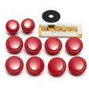 DIY Handle 8 Way Arcade Joystick Kits 5 Pin 24mm/30mm Push Button Replaceme G1R2