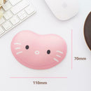Cartoon Cat Silicone Wrist Rest Mouse Pad Desktop PC Hand Support Cushion