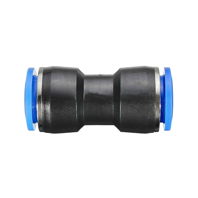 10 Pieces Equal Straight Push in Pneumatic Fitting Connector 6mm + 8mm