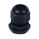 20 Pcs M20 Black Plastic 6-12mm Dia Waterproof Cable Glands Connector D2S5