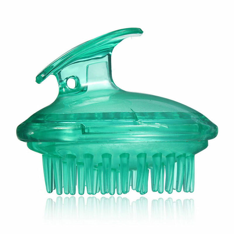 Silicone Shampoo Scalp Shower Body Washing Hair Massage Massager Brush Comb  Tw