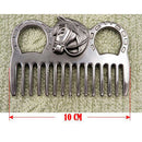 Stainless Steel Horse Comb Metal Curry Brushing Cleaning Tool Equestrian
