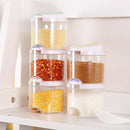 5pcs Creative Transparent Stackable Seasoning Cans Kitchen Spice Rack Condi Q2X3