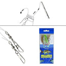 Sea Luminous Soft Shrimp Fishing Hook Lure String Hooks Bait Tackle S8Z4