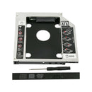 Universal 12.7mm SATA 2nd SSD HDD Hard Drive Caddy for CD/DVD-ROM Optical Bay TE