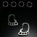 Cute Key Ring Keychain Hook Outdoor Camping Hiking Buckle Carabiner Key Holde Kw