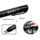Car Plastic Brake Fluid Oil Moisture Liquid Quality Tester 5 LED Indicator Pen