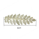 Retro Metal Leaf Hair Clips Bride Women Solid Hairpins Wedding Barrettes