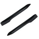 2 Black Chrome Plated Fog Light Lamp Trim Cover Eyebrow fit for BMW F48 X1 2017