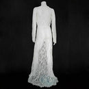 Maternity Photography Props Maxi Maternity Gown V-neck Lace Dresses Pregnan A4E6