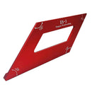 45/135 Degree Angle Ruler Measuring Layout